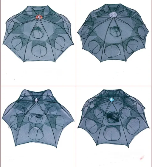 24/20/16/12/10/8/6/4 Holes Portable Fishing Net - Image 17