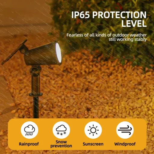 9 LED Solar Spot Lights - Image 2