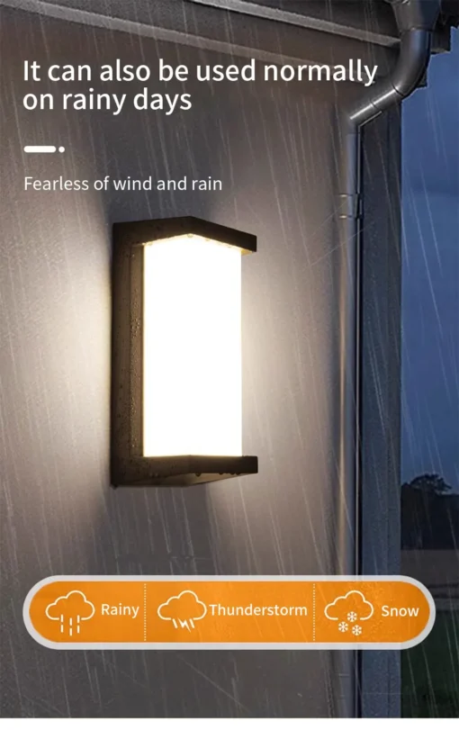 LED Outdoor Wall Light PIR Motion Sensor Wall lamp - Image 24