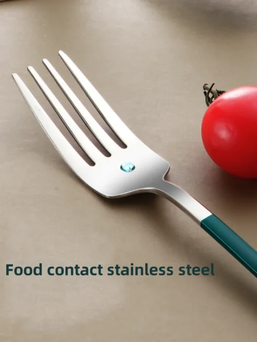 Stainless Steel Tableware Set Portable Cutlery Dinner Knife Fork Spoon Chopsticks Four-piece Suit with Box - Image 20