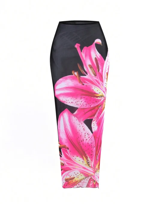 2025 New Flower Print Bikini Set - Image 5