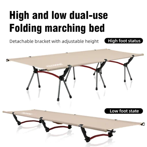PACOONE Camping Cot  Folding Camping Bed - Image 2
