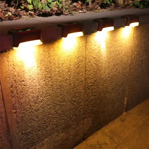 Warm White LED Solar Step Lamp - Image 20