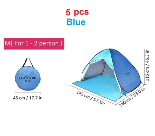 Lixada Automatic Instant Pop Up Beach Tent - Image 47