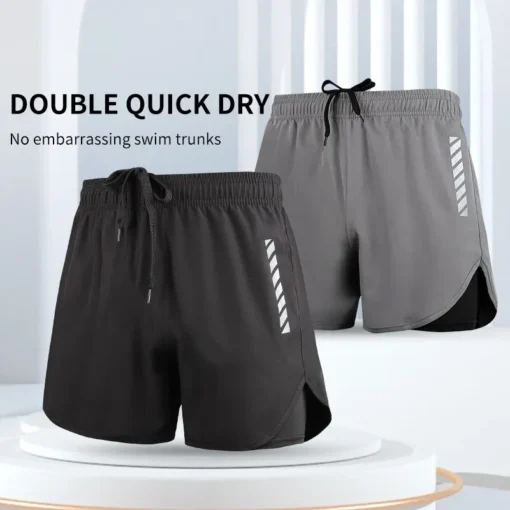 Anti-embarrassment Loose Quick-drying Men's Swimming Trunks