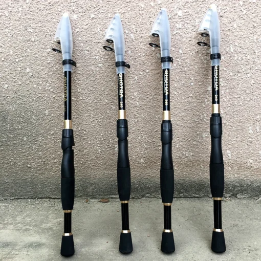 1.6-2.4m Telescopic Fishing Rods Ultralight Weight Spinning Casting Carbon Pole - Image 12