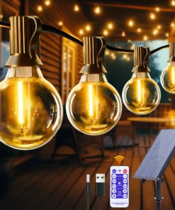 Solar String Lights Outdoor G40