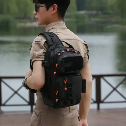 Waterproof Camo Tactical Chest Bag - Image 3