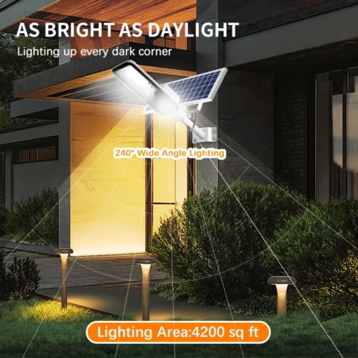 200W Powerful Solar Light Outdoor Solar Street Light - Image 11