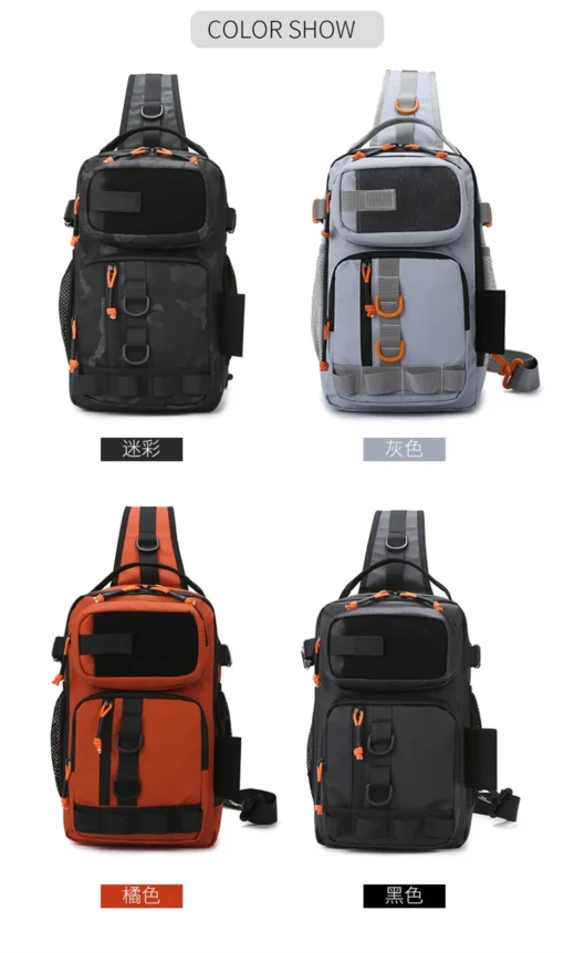 Waterproof Camo Tactical Chest Bag - Image 12