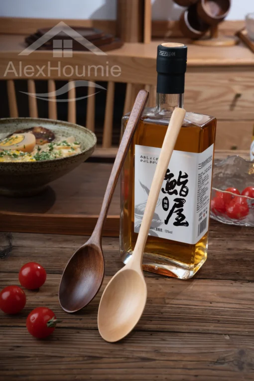 6 Piece Wooden Spoon Bamboo Kitchen Korean Style - Image 10