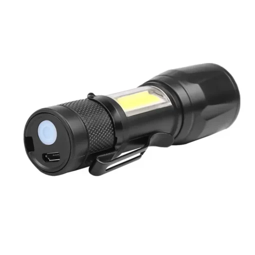 Mini LED Flashlight COB+XPE Portable Torch - Image 5