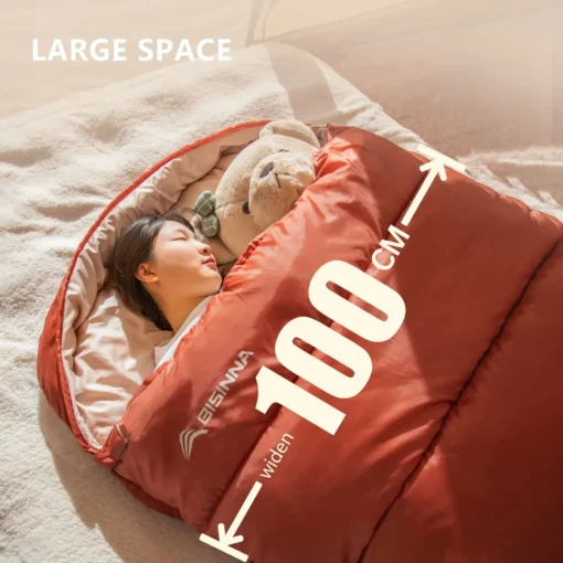 BISINNA Large Camping Sleeping Bag - Image 3