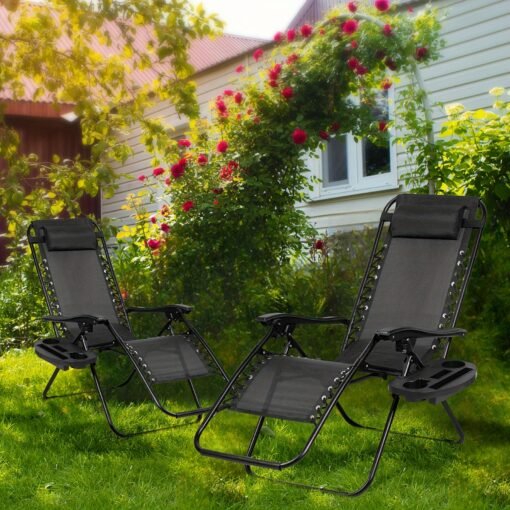 Nazhura Set of 2 Zero Gravity Lounge Chairs - Image 11