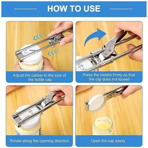 1pc Adjustable Can Opener - Image 10