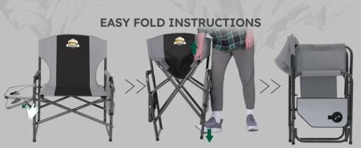 Colegence XXL Oversized Directors Chairs Set Of 2 - Image 21