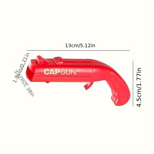 1pc Amusing Cap Gun Shaped Bottle Opener - Image 5