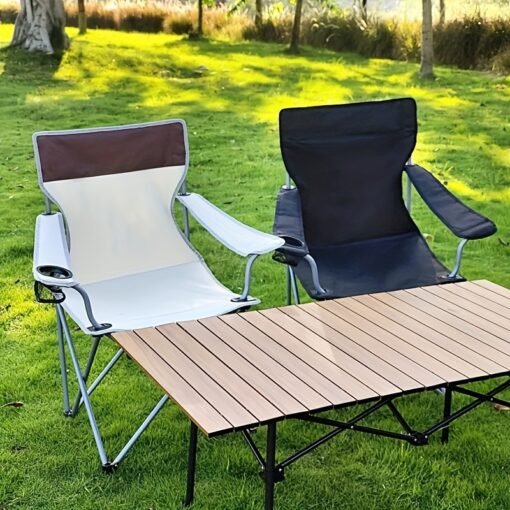 2pcs/set Portable Camping Chair - Image 2