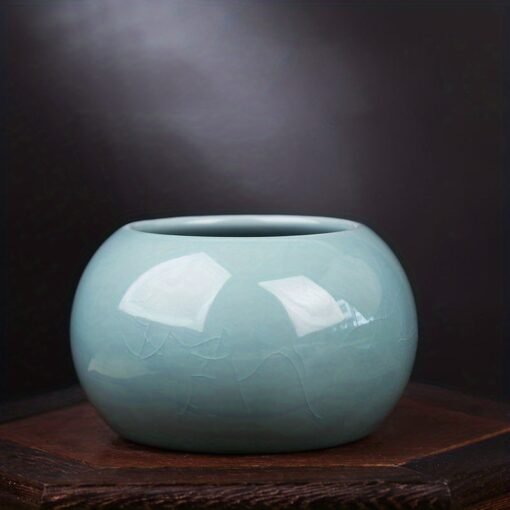 Ceramic Go Kiln Copper Money Grass Vase - Image 8
